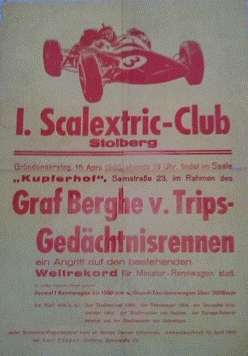 Plakat des SAC Stolberg